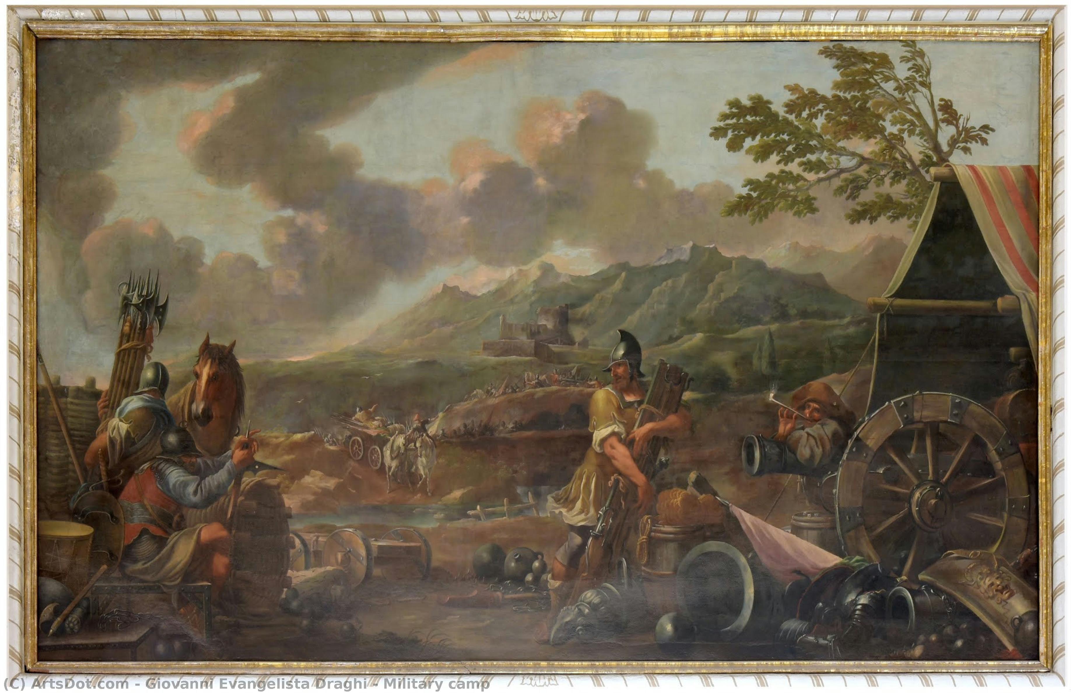 Military Camp — Giovanni Evangelista Draghi