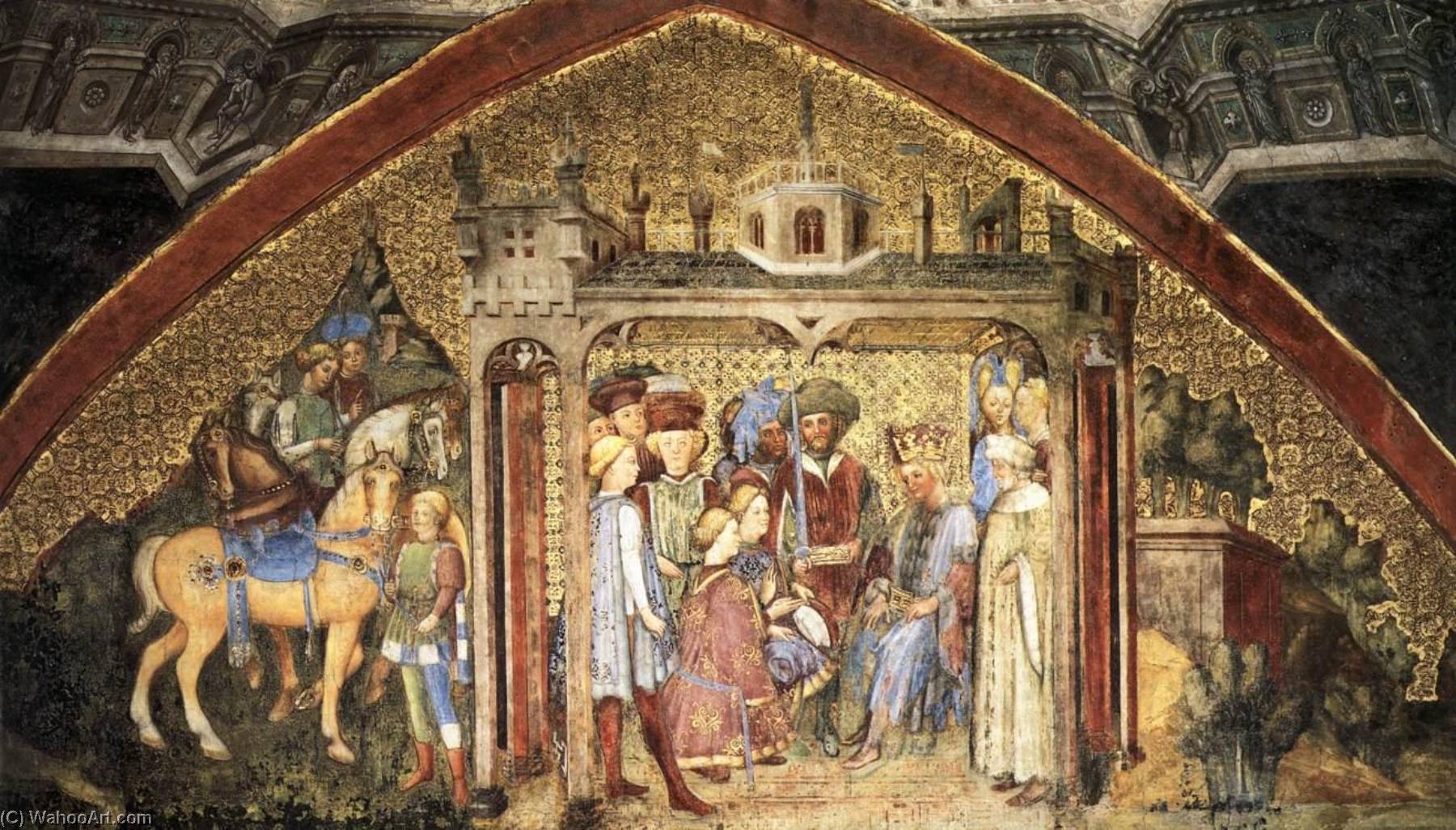 Theodolinda Cycle (scene No. 2) — Franceschino Zavattari