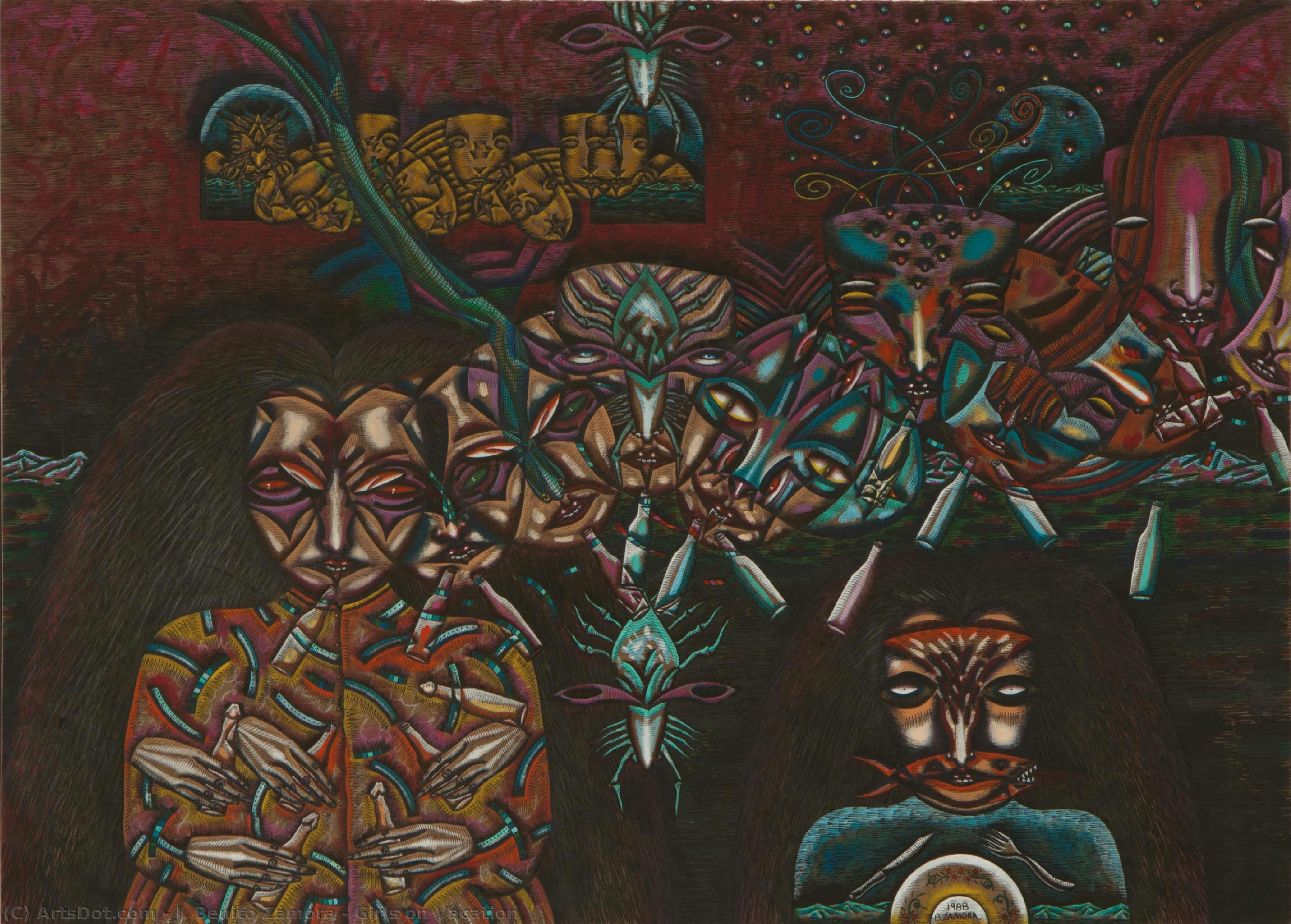 Girls On Vacation — J. Benito Zamora