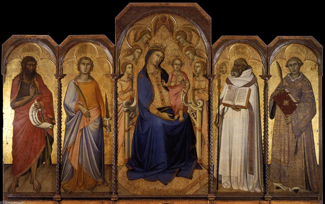 Virgin And Child With Saints — Luca Di Tommè