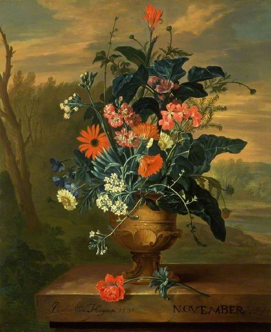 Twelve Months Of Flowers November — Jacob Van Huysum