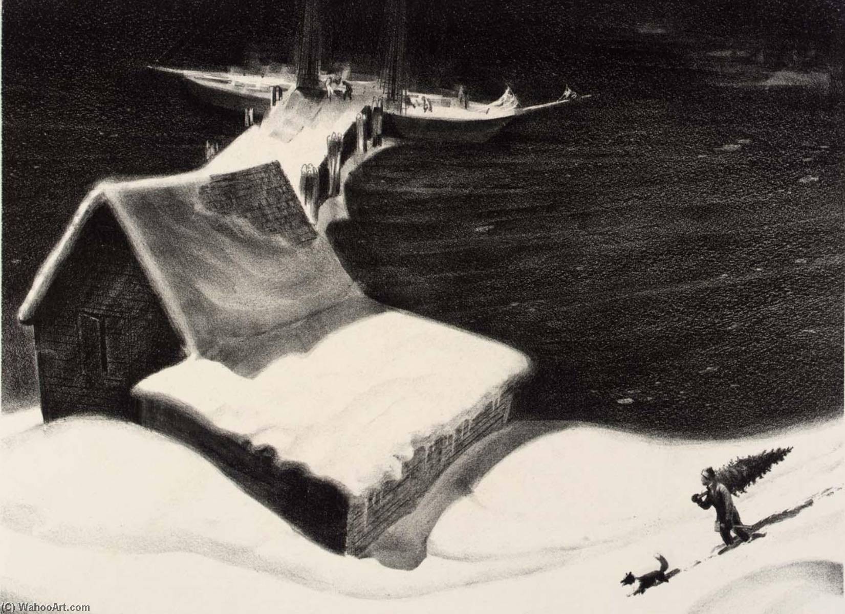 Cove In Winter — James E Allen