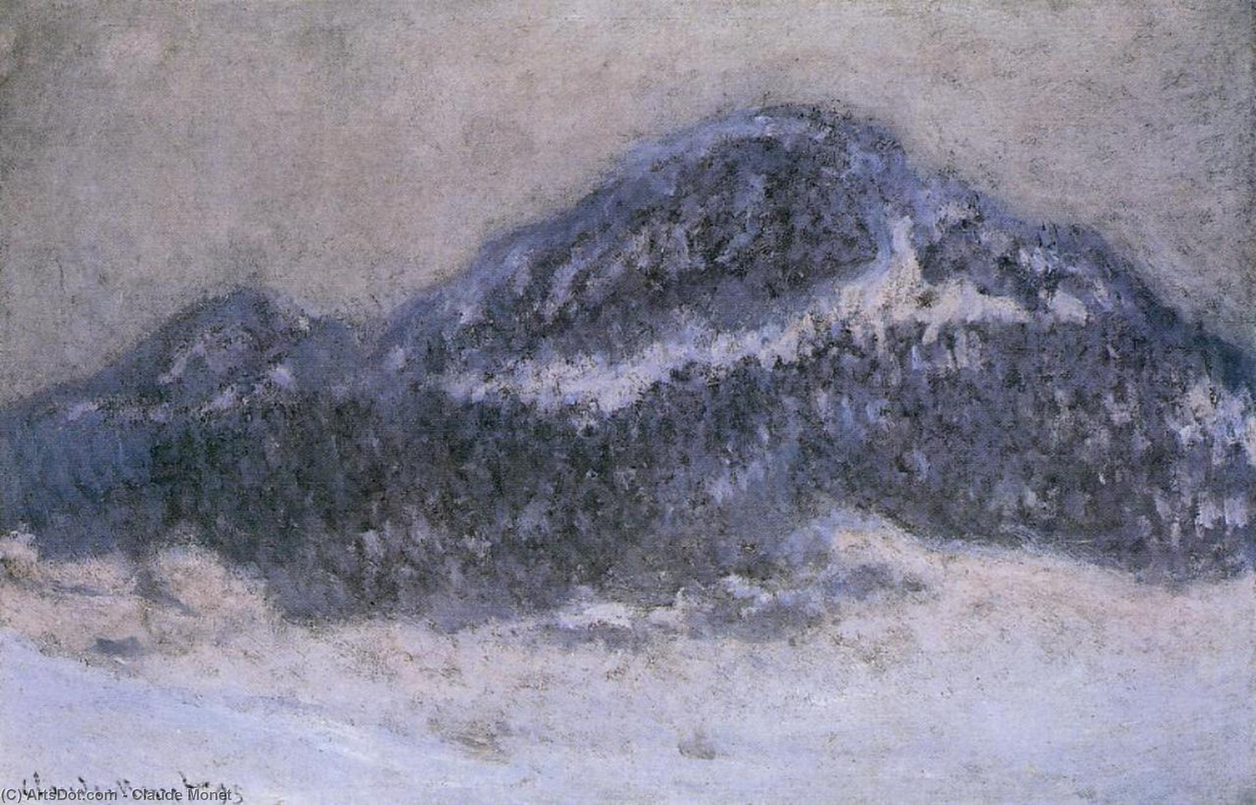 Mount Kolsaas In Misty Weather — Claude Monet