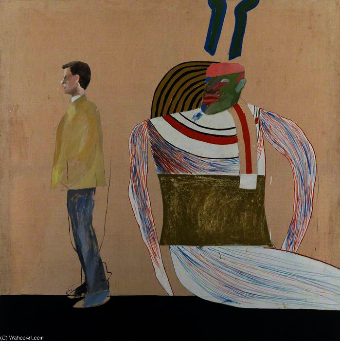 Man In A Museum (or You're In The Wrong Movie) — David Hockney