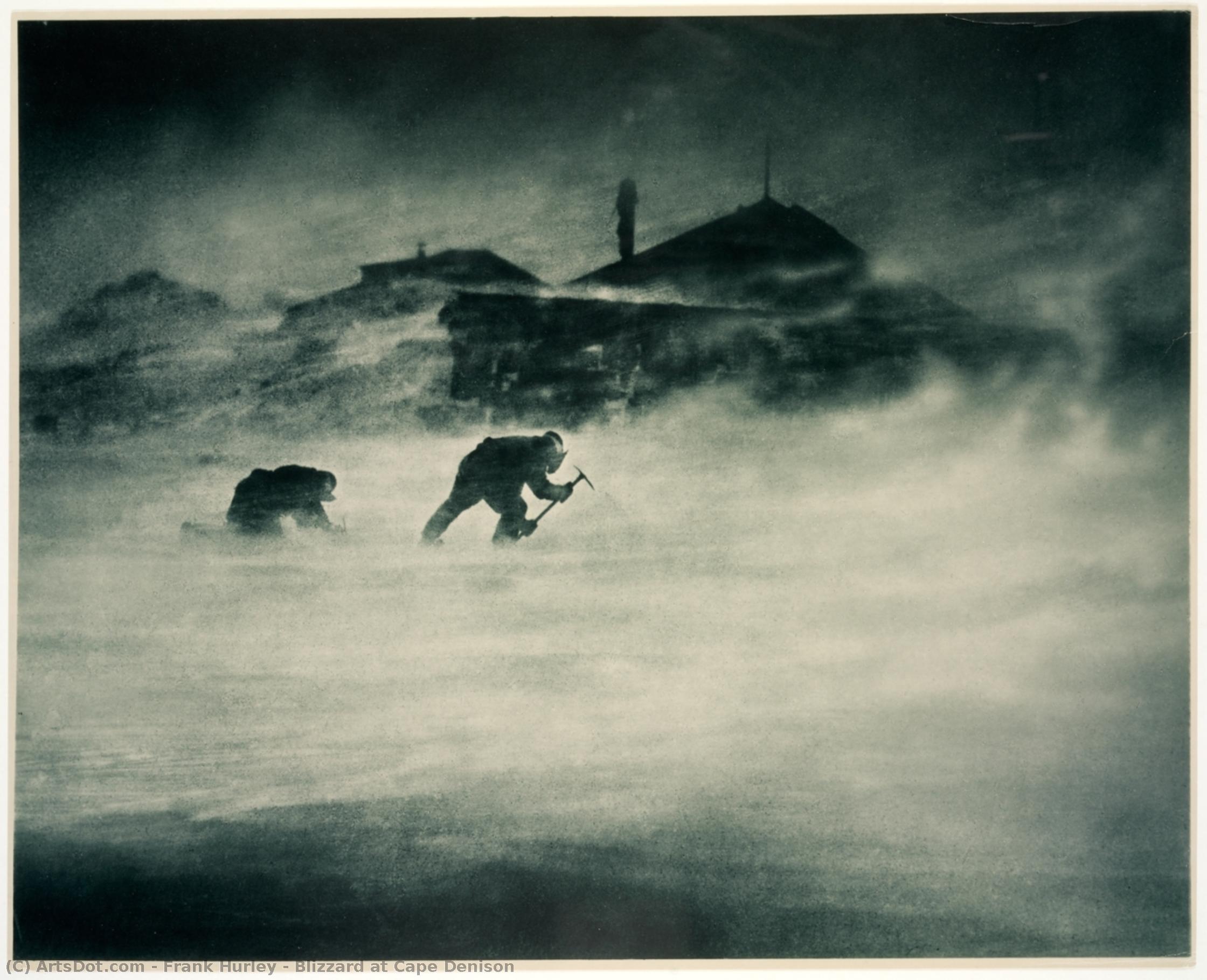 Blizzard At Cape Denison — Frank Hurley
