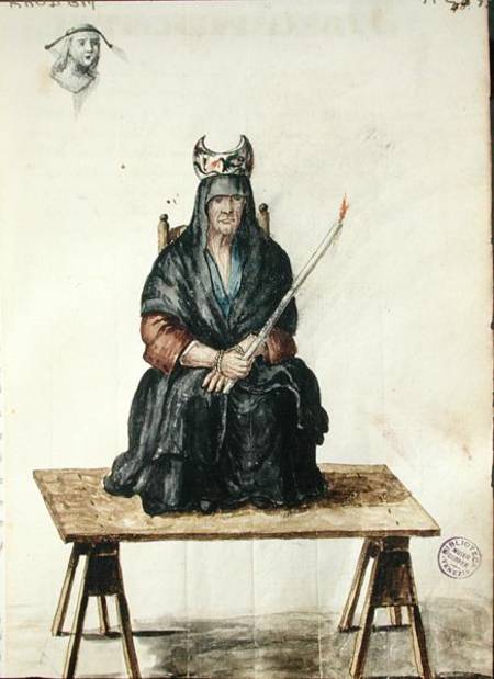 Punishment Of A Sorceress (pen ^ Ink And — Jan Van Grevenbroeck