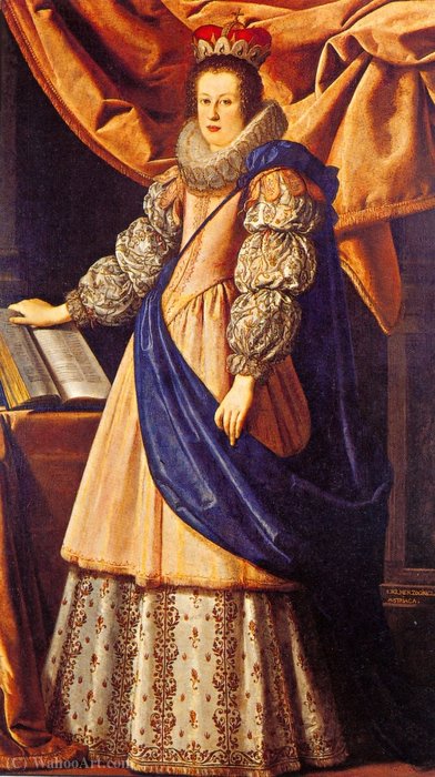 Portrait Of Claudia De' Medici — Lorenzo Lippi