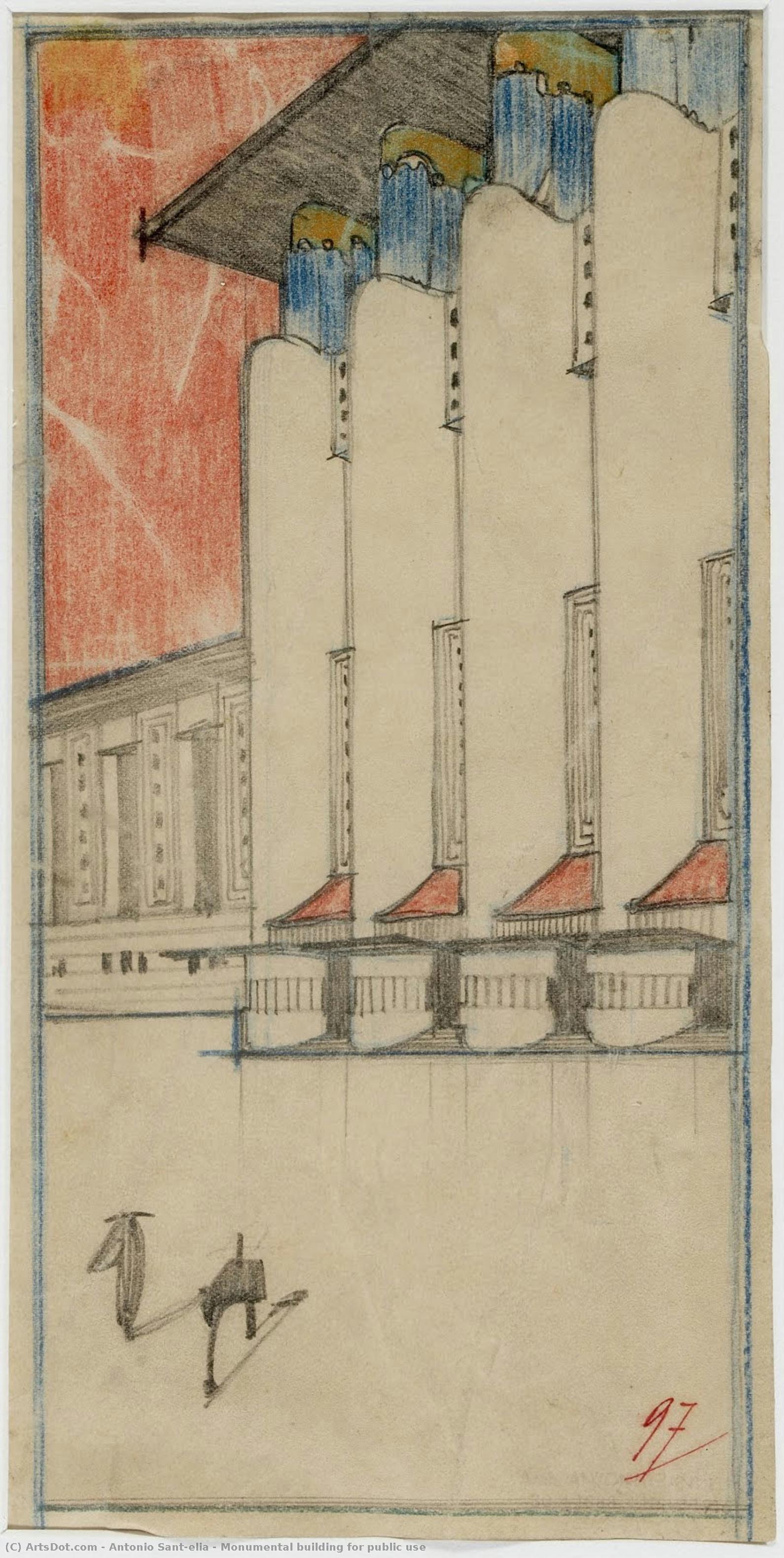 Monumental Building For Public Use — Antonio Sant'elia