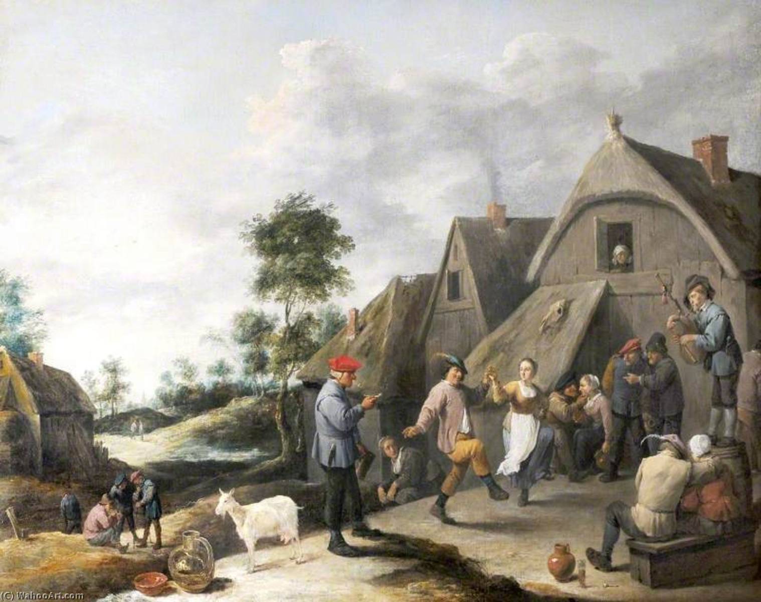 La Fête Du Hameau — David Teniers Ii Le Jeune