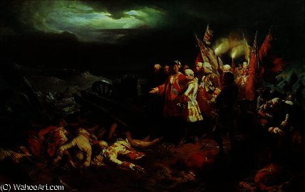 Louis Xv Visiting The Field Of Battle At Fontenoy — Henri Félix Emmanuel Philippoteaux