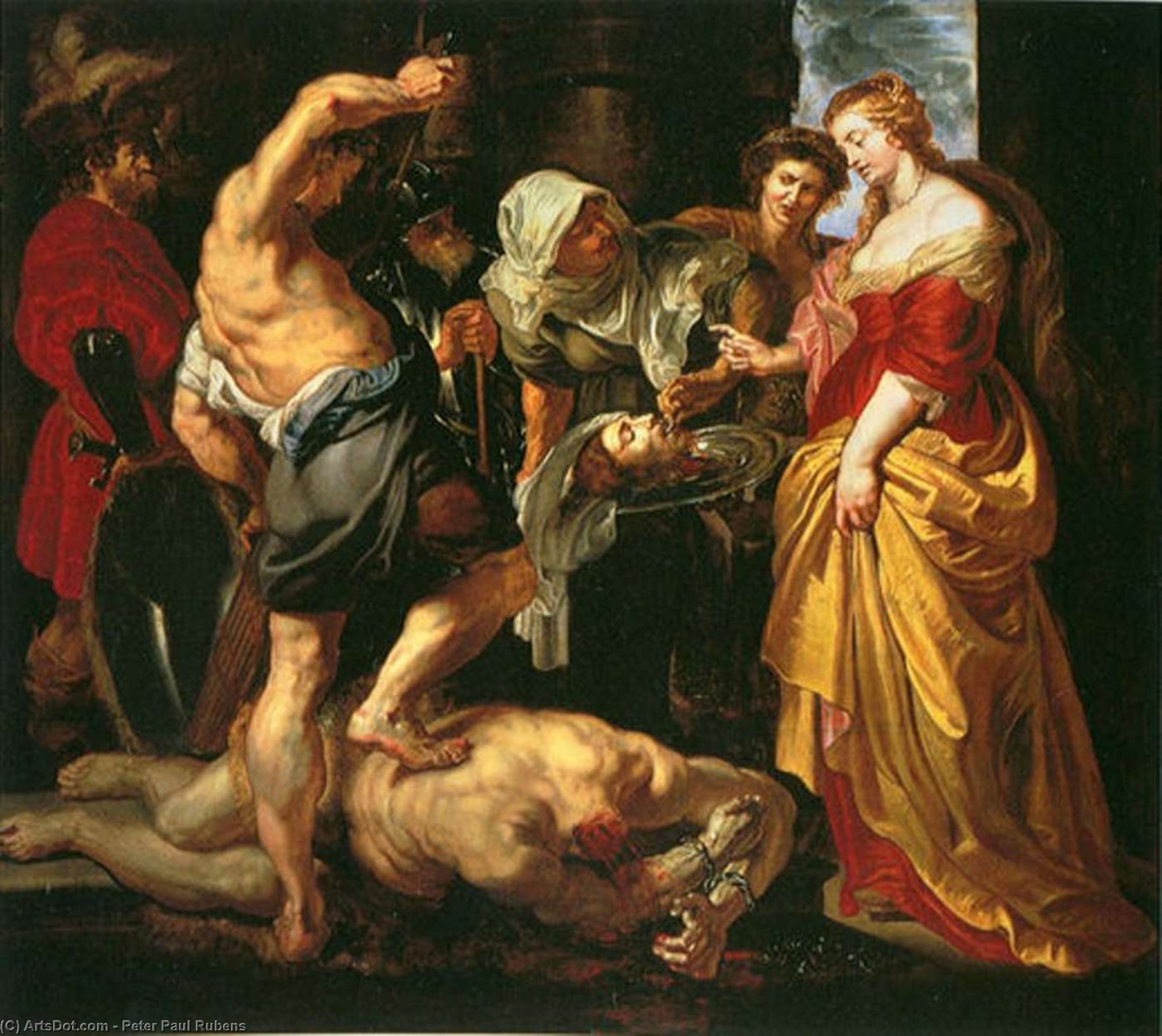 Beheading Of St. John The Baptist — Peter Paul Rubens