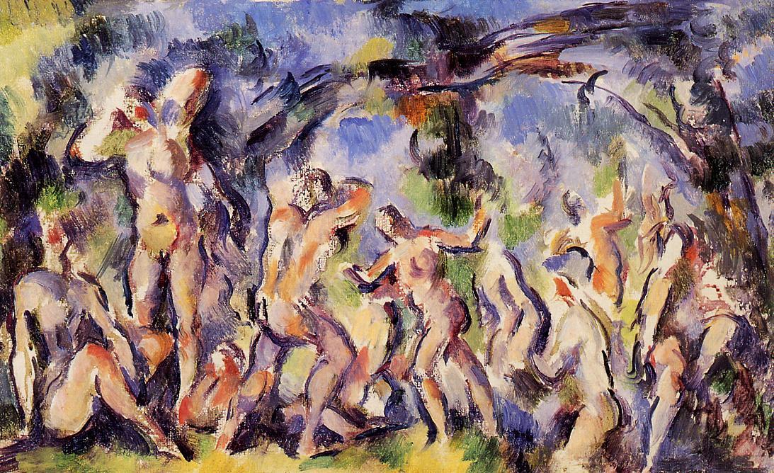 Study Of Bathers — セザンヌ