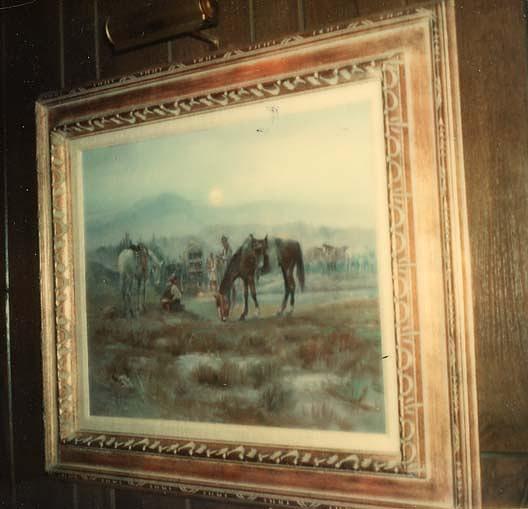 Chuckwagon Campfire, (painting) — Charles Marion Russell