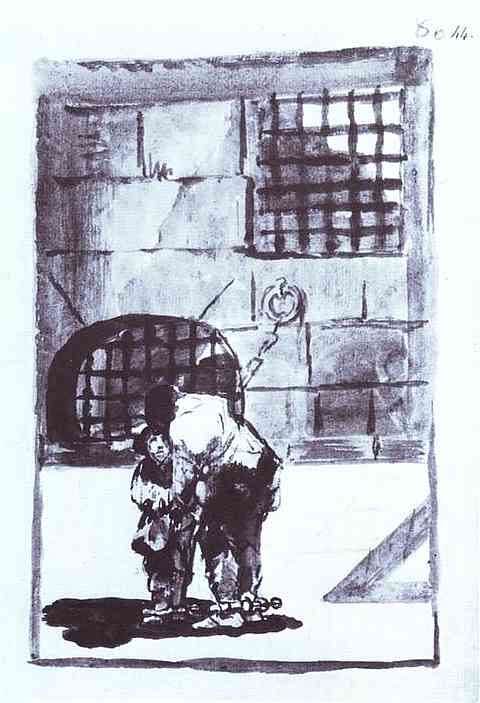 The Prisoners In Chains — Francisco José De Goya Y Lucientes