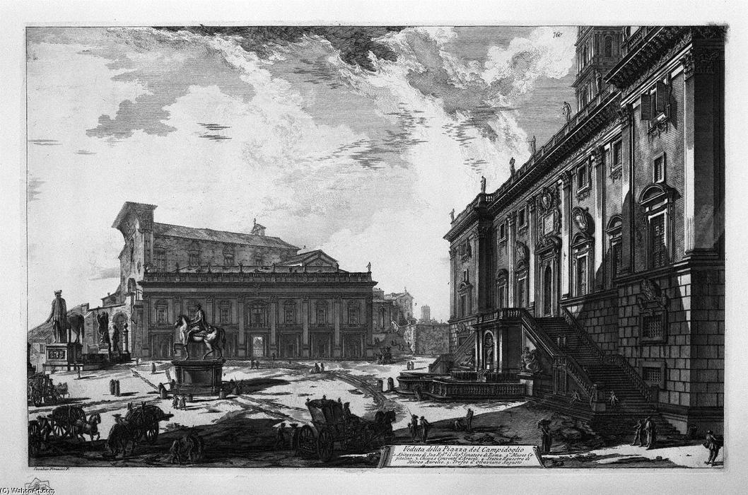 View Of The Piazza Del Campidoglio — Giovanni Battista Piranesi