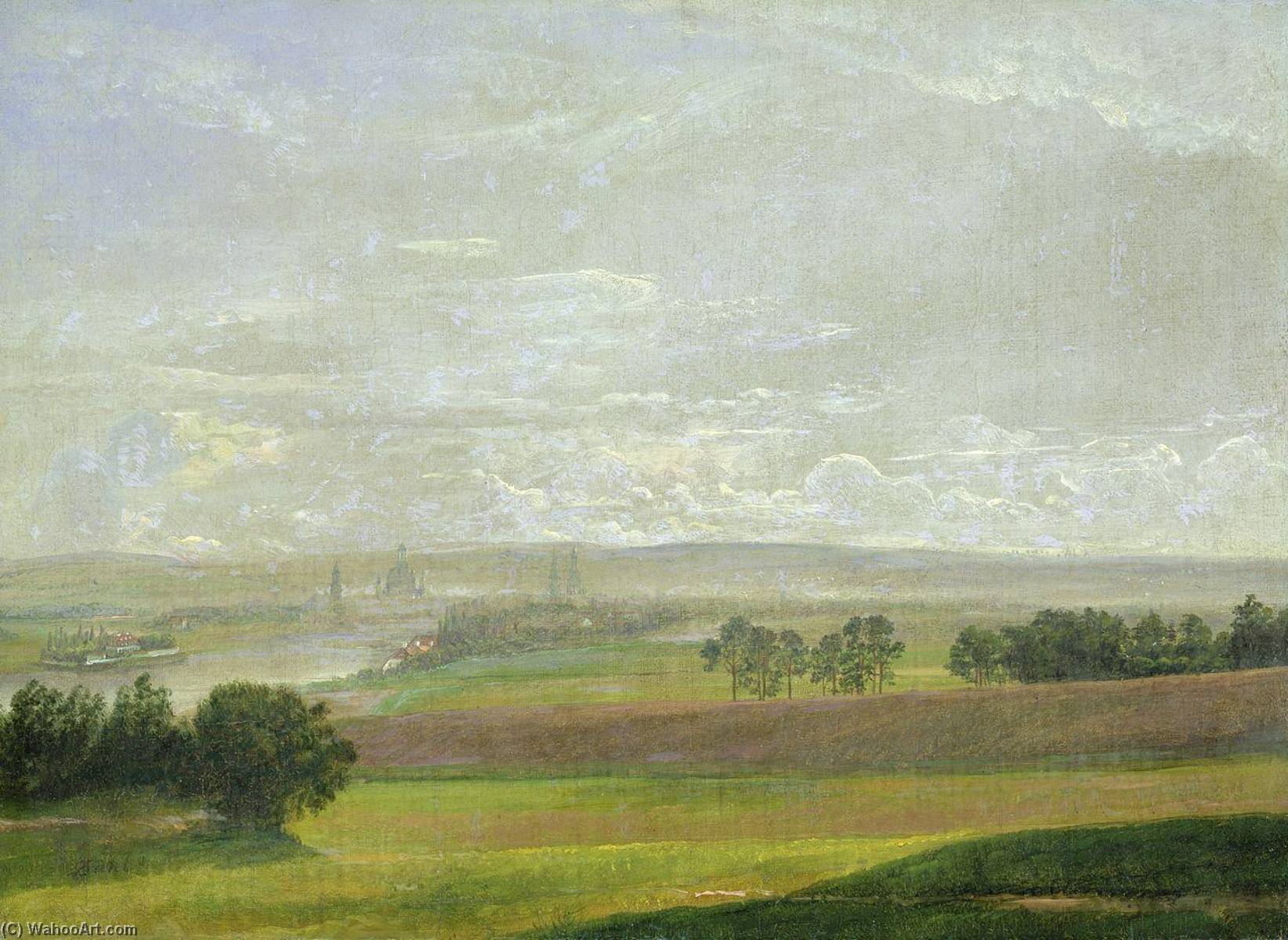 The Elbe Valley Near Dresden — Johan Christian Claussen Dahl