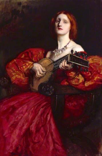 A Lute Player — Edvin Ostin Eјbi