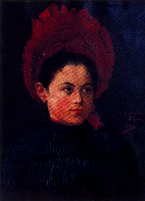 Portrait Of Rosario De Apraiz — Ignacio Díaz Olano