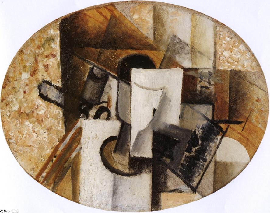 Glass And Card — Georges Braque