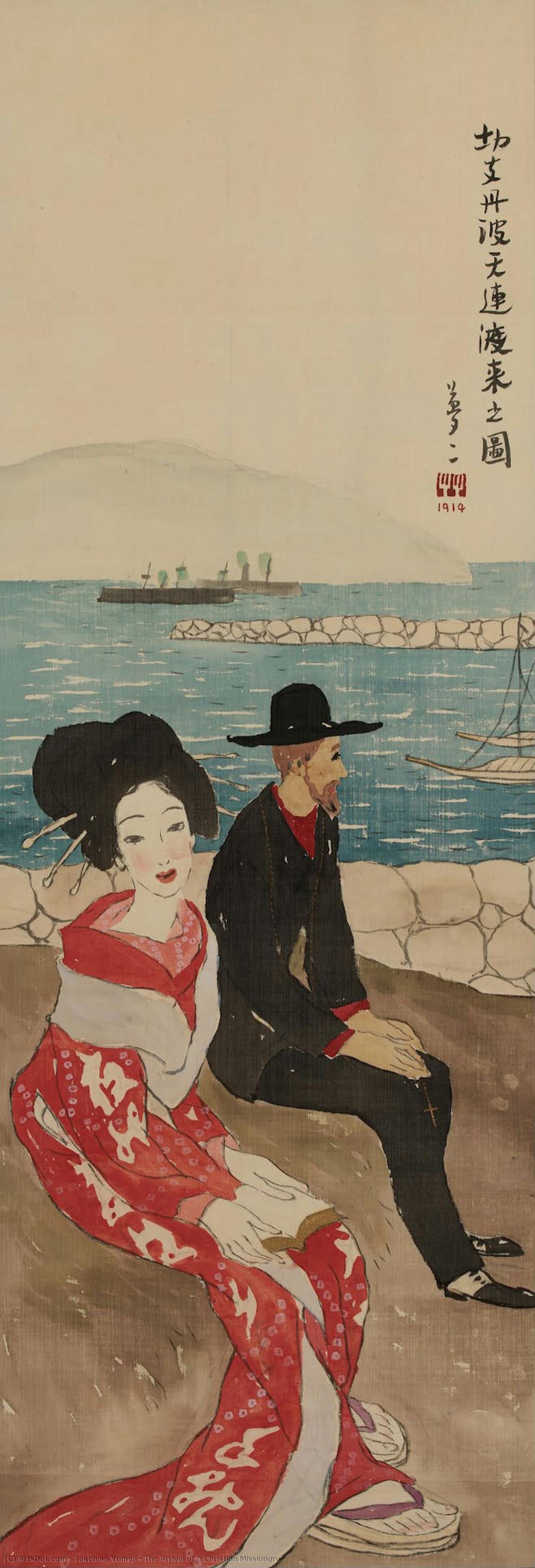 The Arrival Of A Christian Missionary — Takehisa Yumeji