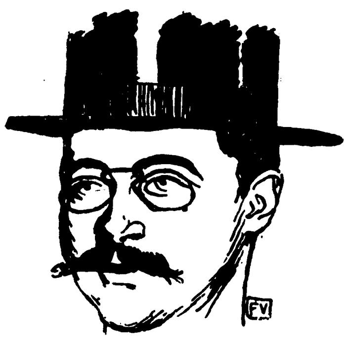Portrait Of French Writer And Poet Adolphe Retté — Félix Vallotton