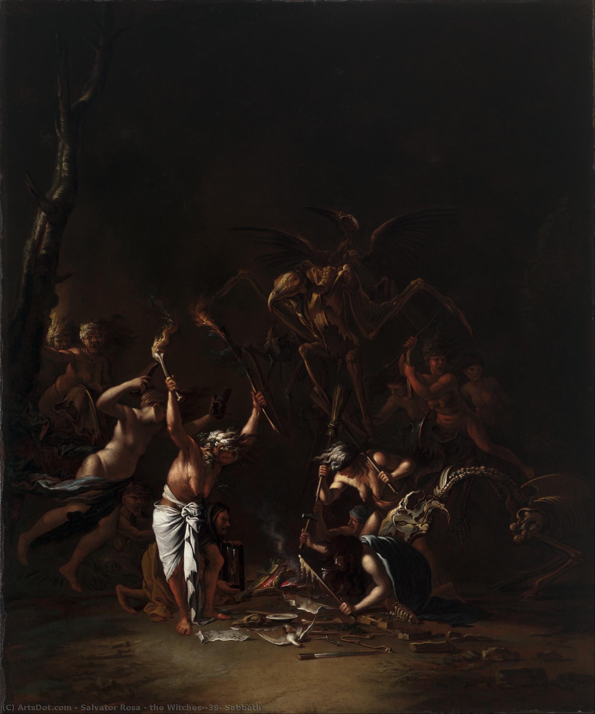 The Witches' Sabbath — Salvador Rosa