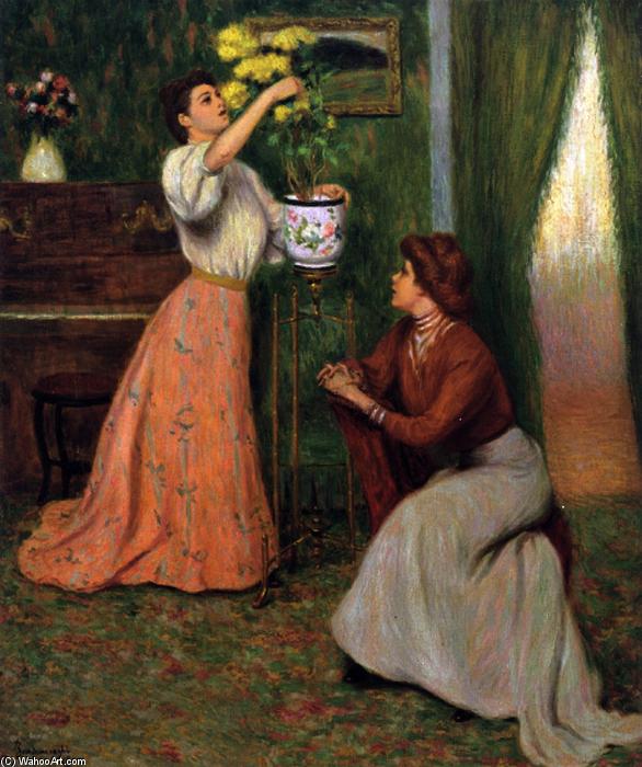 In The Salon (also Known As In The Living Room) — Federico Zandomeneghi