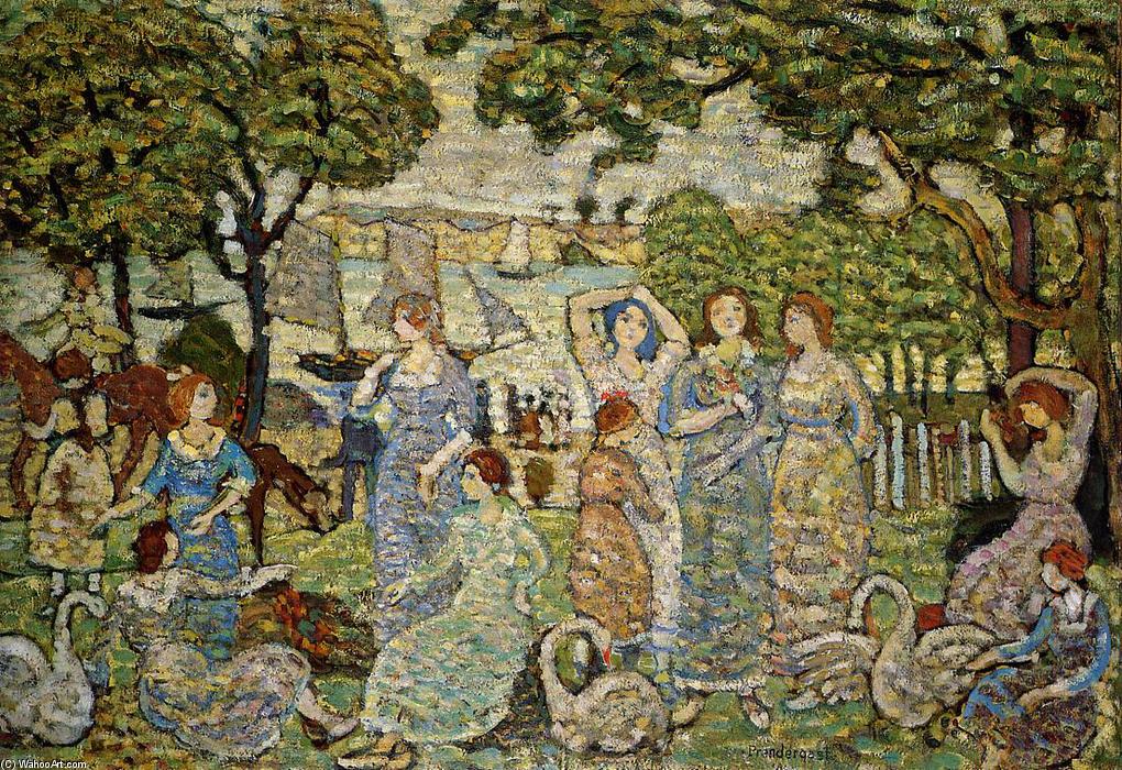 The Swans — Maurice Brazil Prendergast