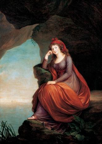 Portrait Of Princess Maria Josefa Hermenegilde Von Esterhazy As Ariadne On Naxos — Louise Élisabeth Vigée Le Brun