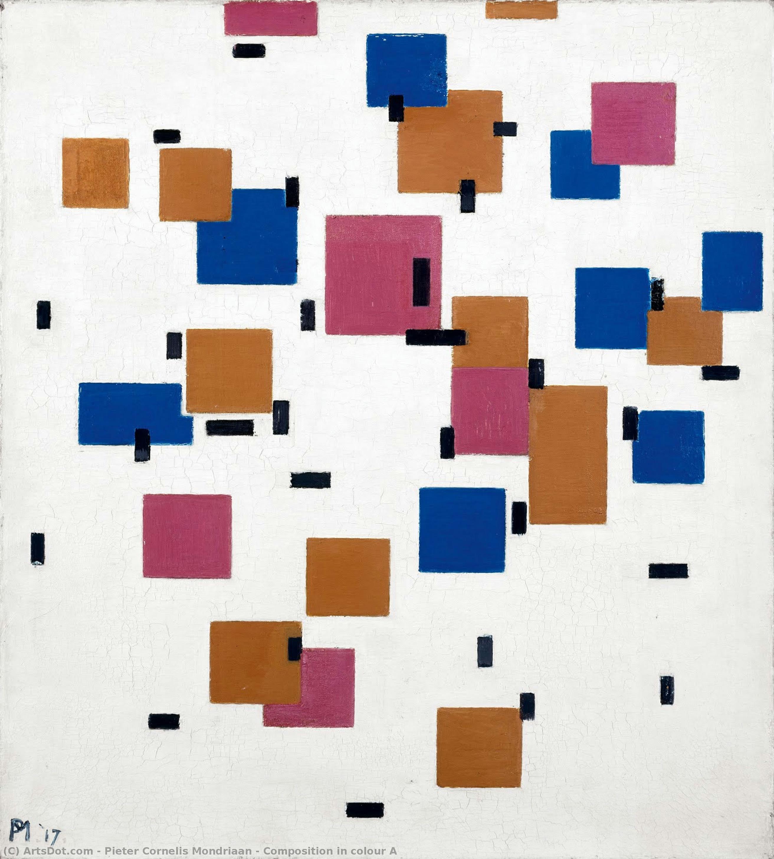 Composition In Colour A — Пит Мондриан