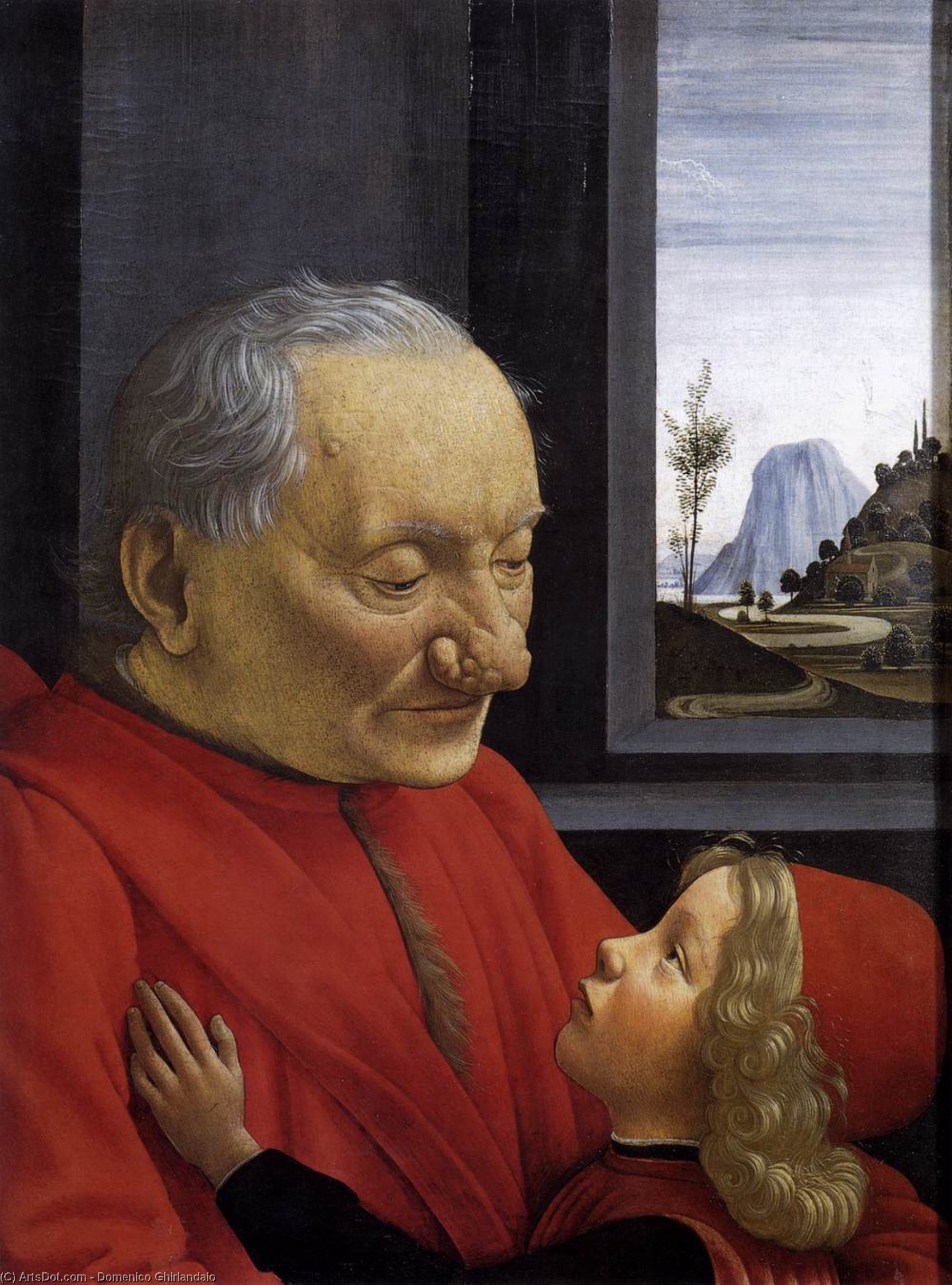 Un Anciano Y Su Nieto — Domenico Ghirlandaio
