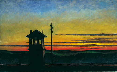 Railroad Sunset — Эдвард Хоппер