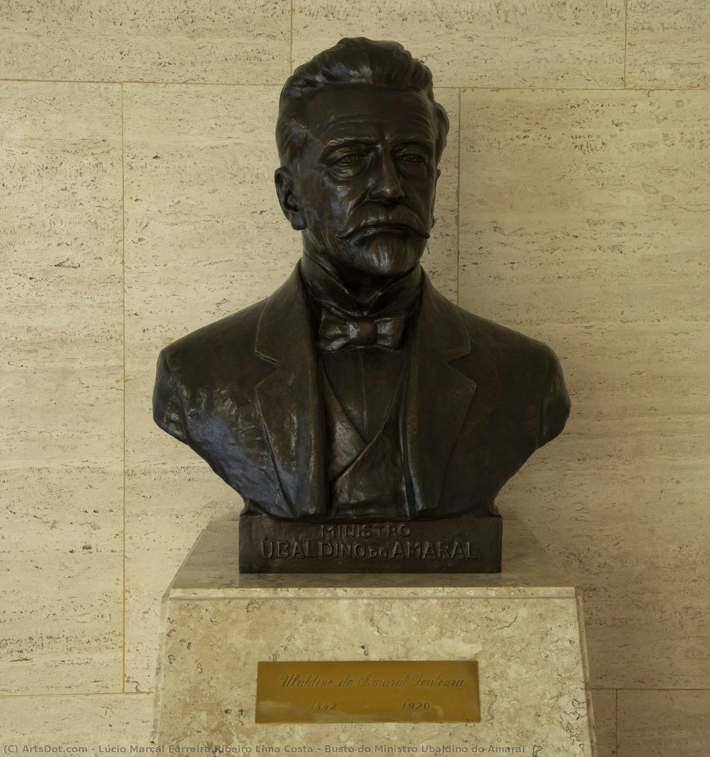 Busto Do Ministro Ubaldino Do Amaral — Lúcio Marçal Ferreira Ribeiro Lima Costa