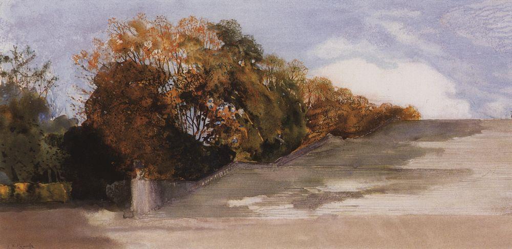 In The Park Of Versailles — Konstantin Andreevic Somov