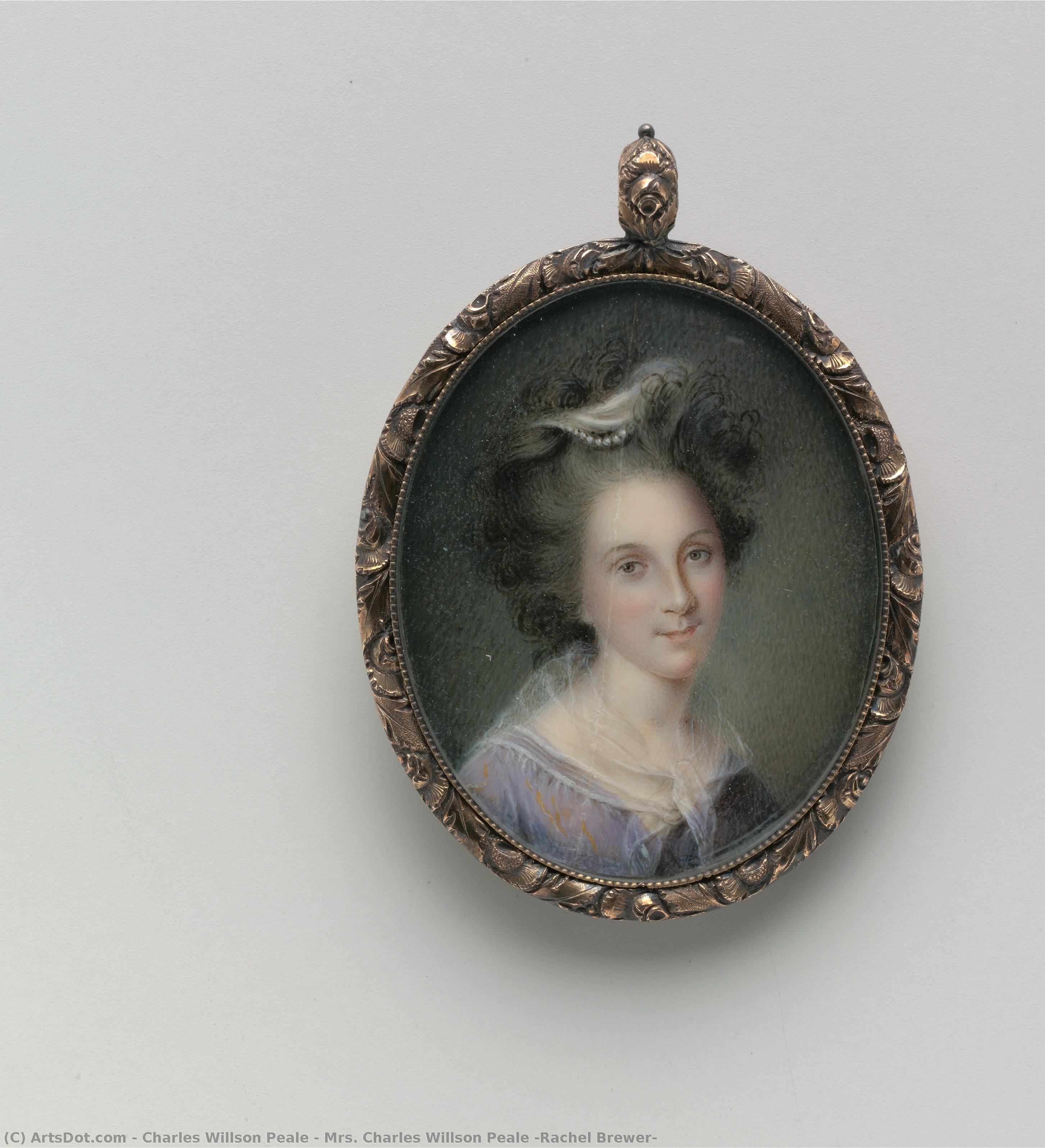 Mrs. Charles Willson Peale (rachel Brewer) — Charles Willson Peale