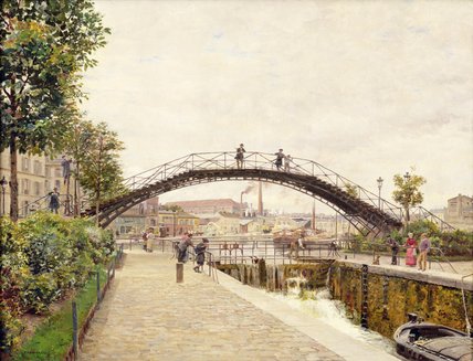 The Saint-martin Canal — Marie Francois Firmin-girard