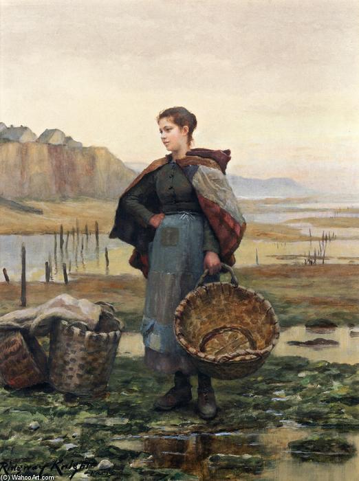 The Young Laundress — Daniel Ridgway Knight