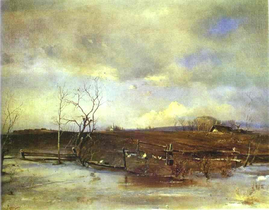 Spring. Kitchen Gardens — Alexey Savrasov