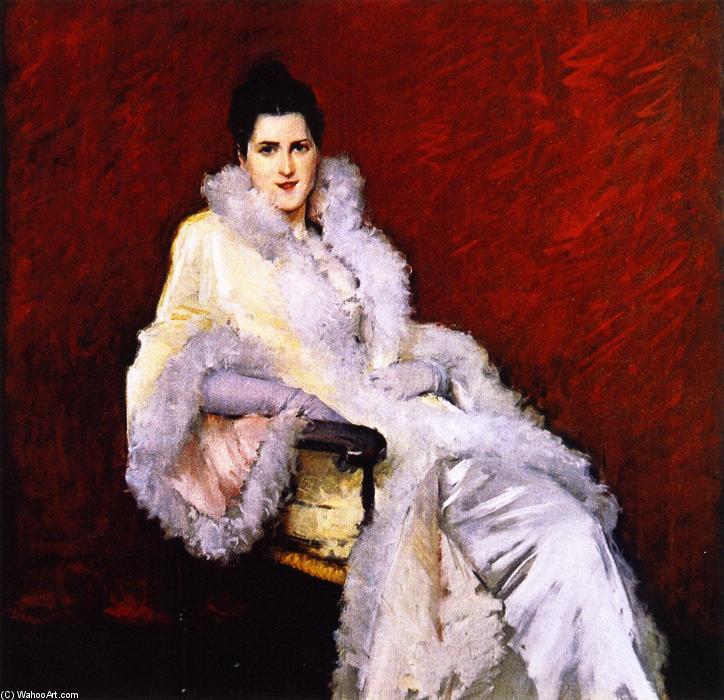Portrait Of Miss C. (also Known As Lady In Opera Cloak, Portrait Of Mrs. Clark) — Вилијам Мерит Чејс