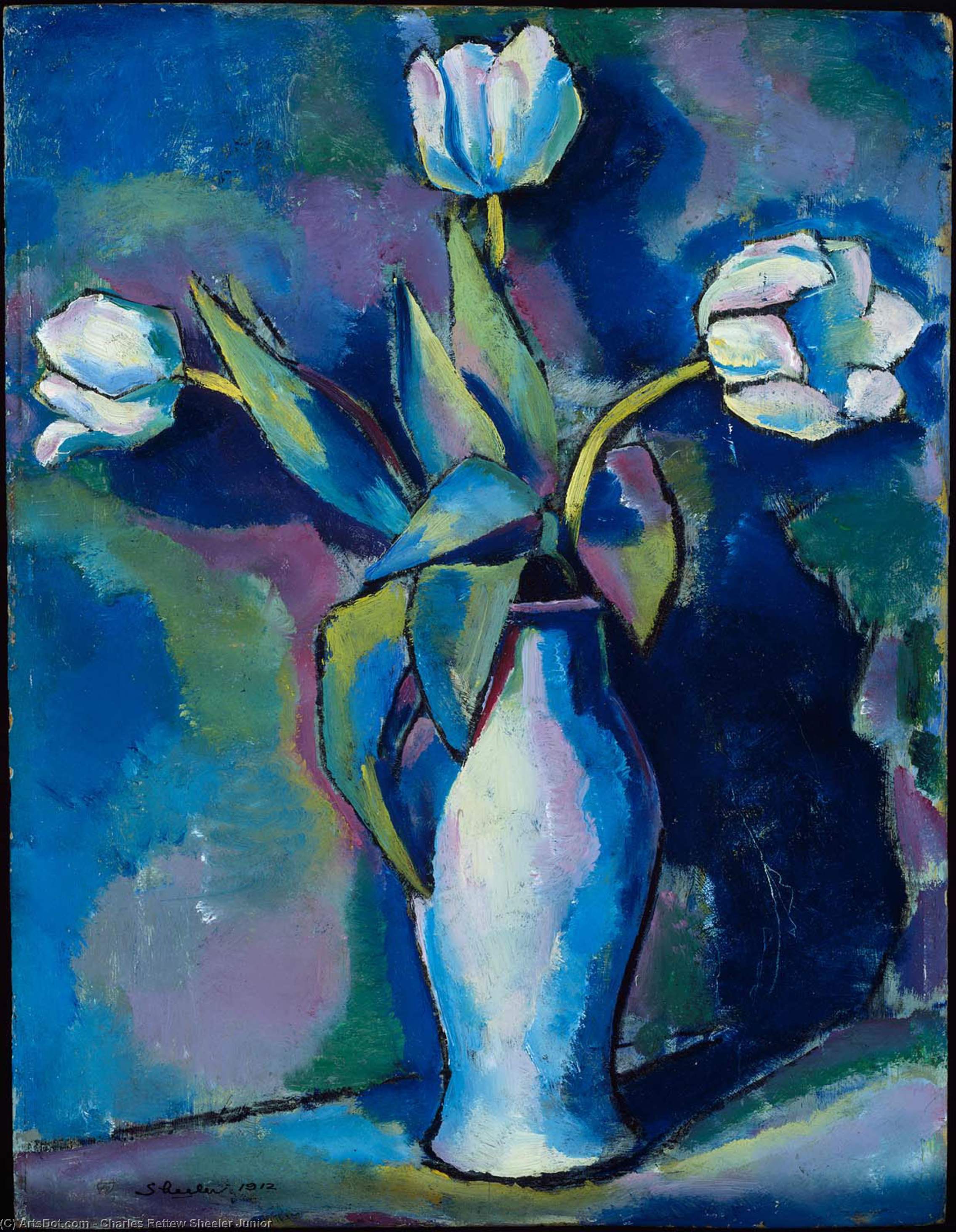 Three White Tulips — Чарльз Шиллер