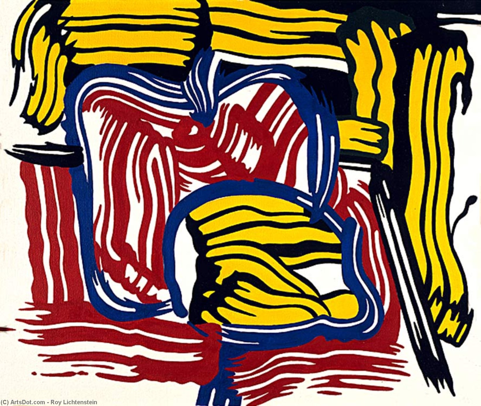 Limette Und Apfel — Roy Lichtenstein