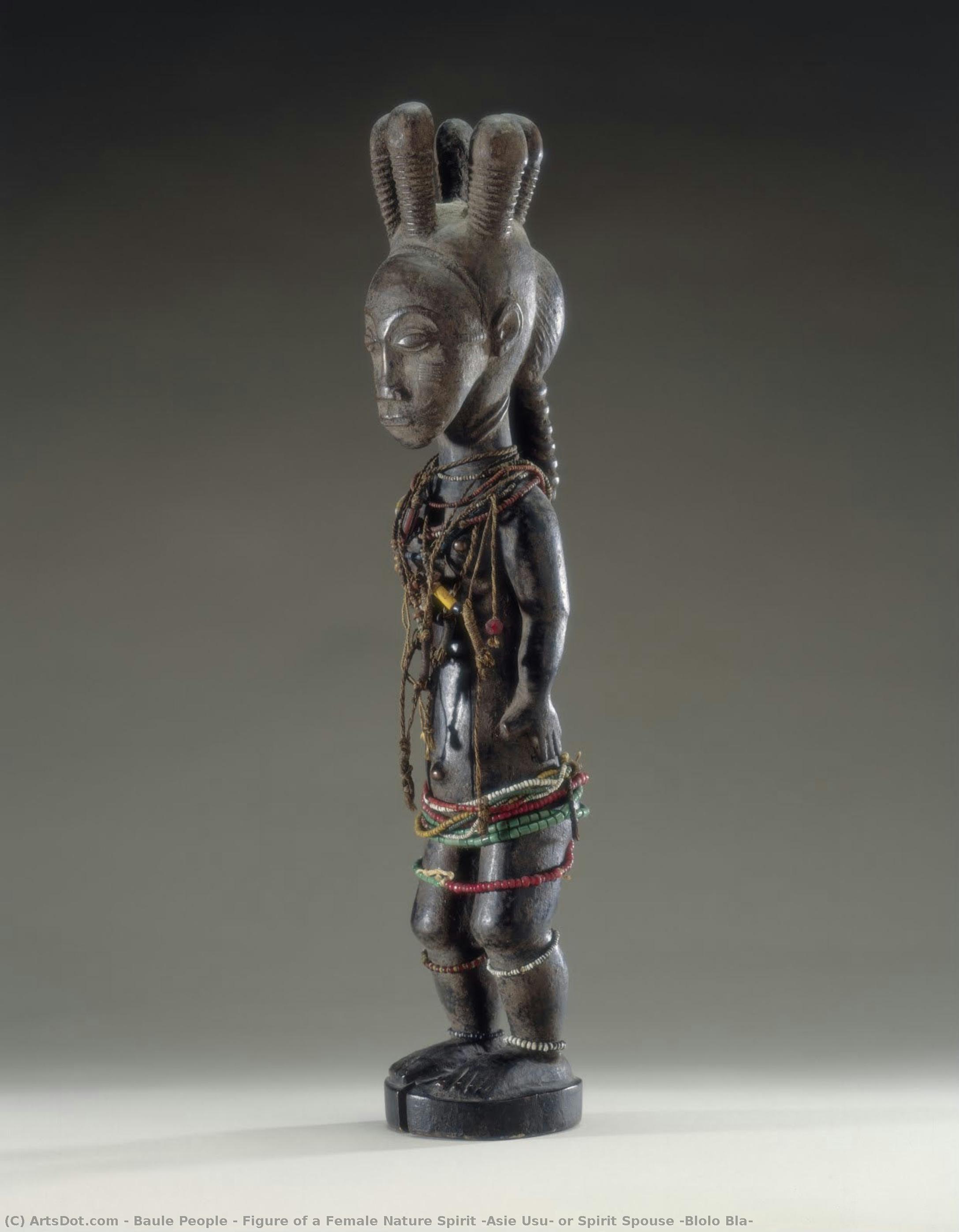 Figure Of A Female Nature Spirit (asie Usu) Or Spirit Spouse (blolo Bla) — Baule People
