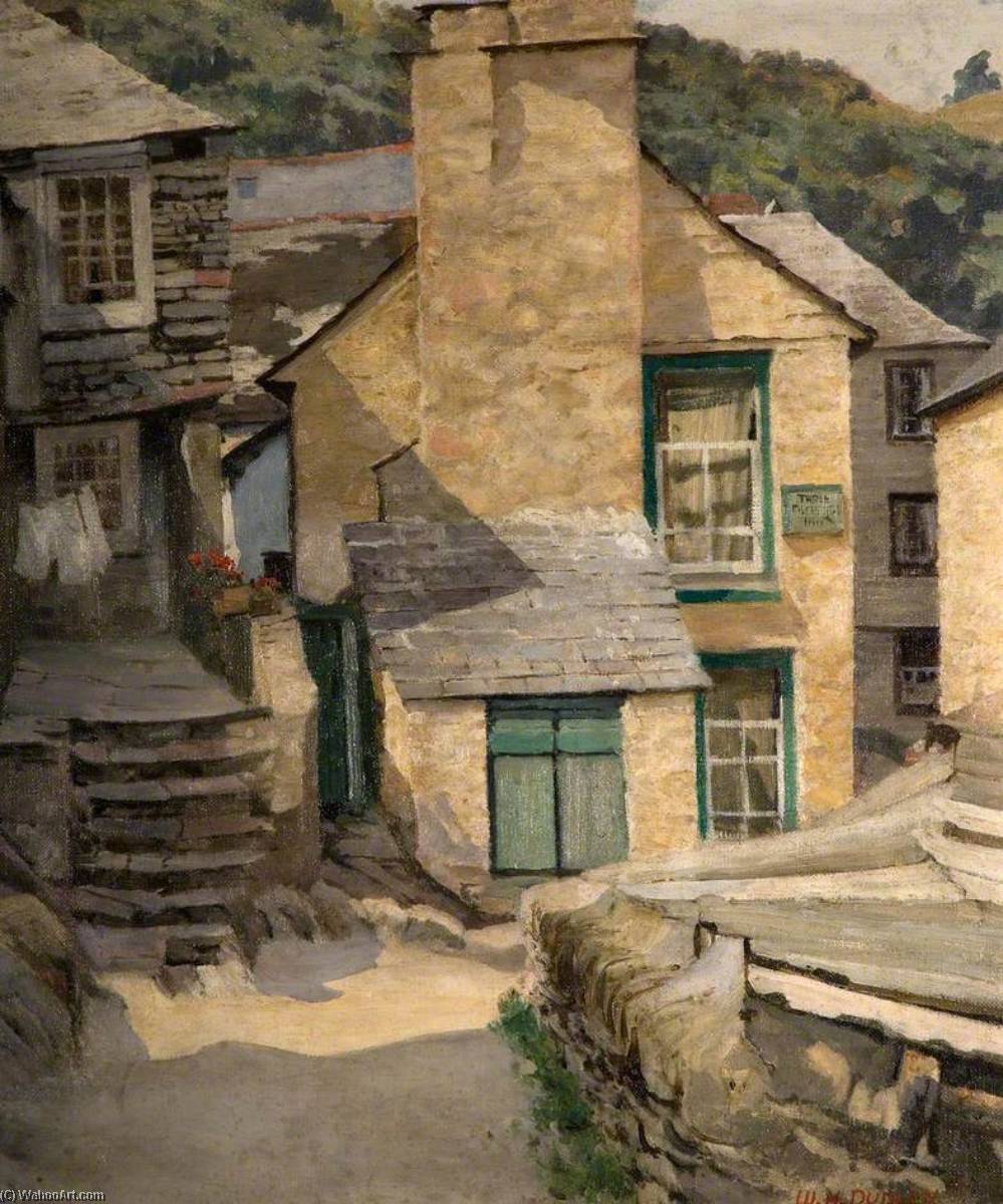 The 'three Pilchards', Polperro — William Harold Dudley