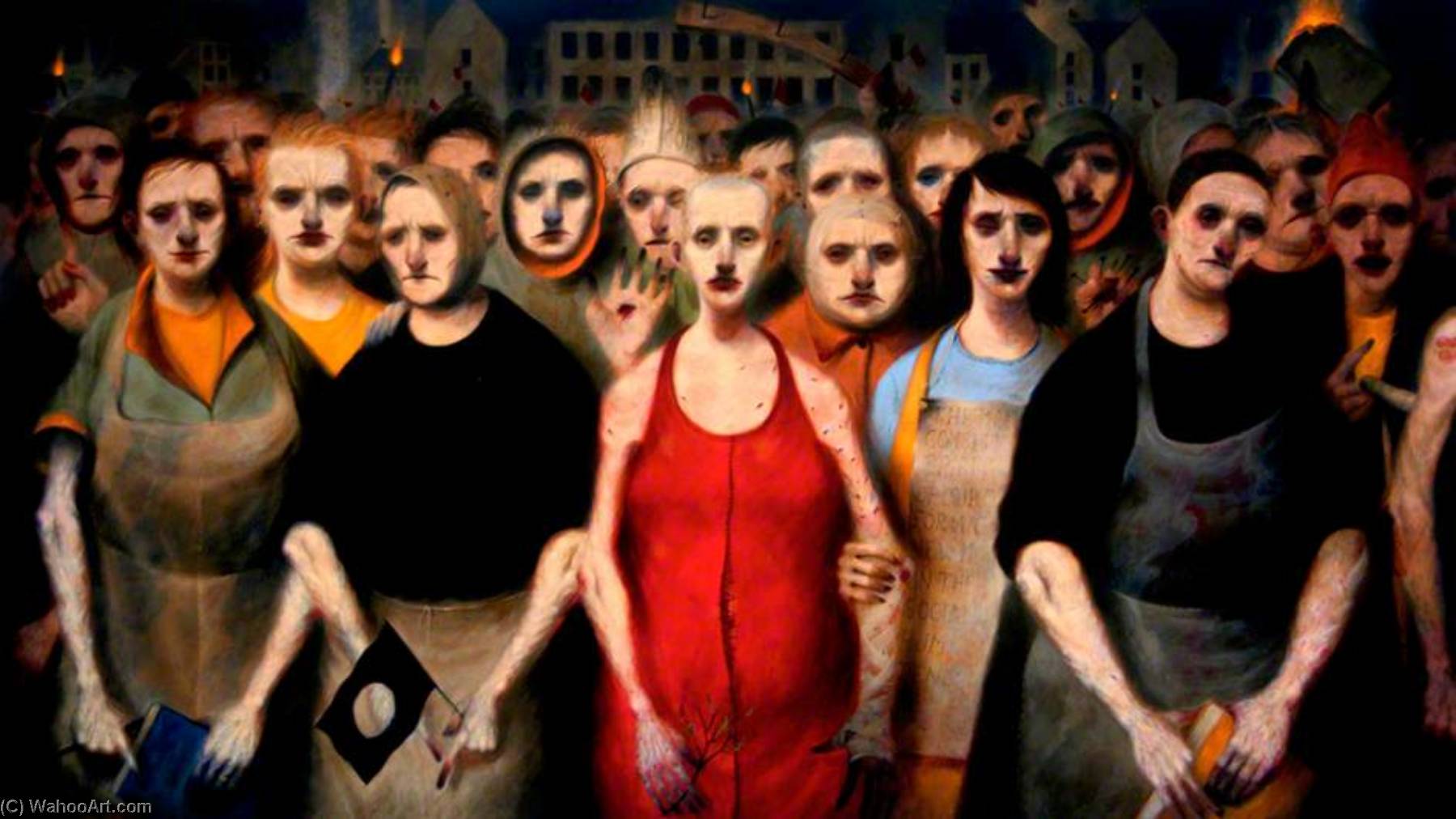 The Sceptics (polyptych, Centre Panel) — Кен Карри