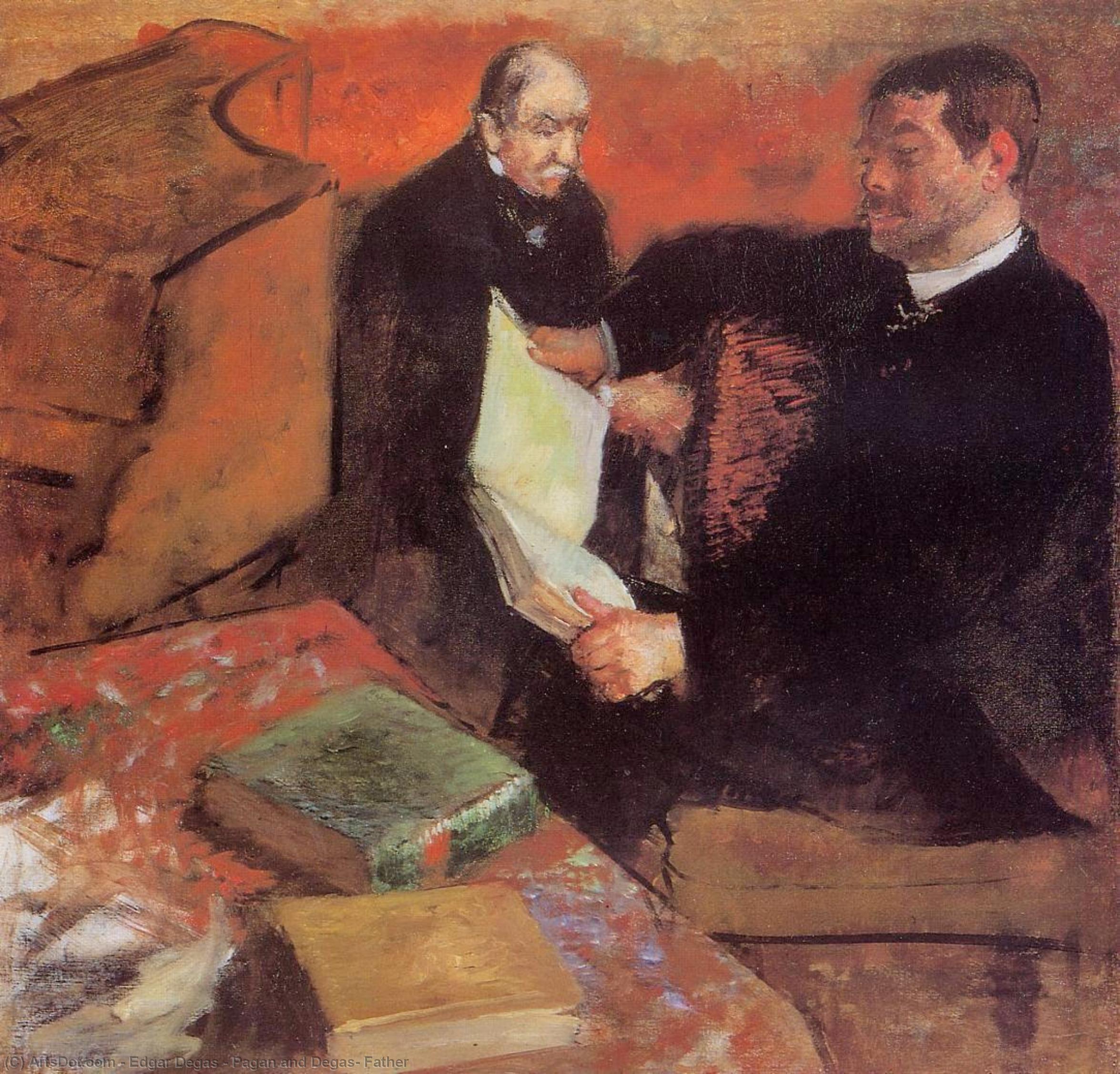 Pagan And Degas' Father — Hilaire-germain-edgar Degas