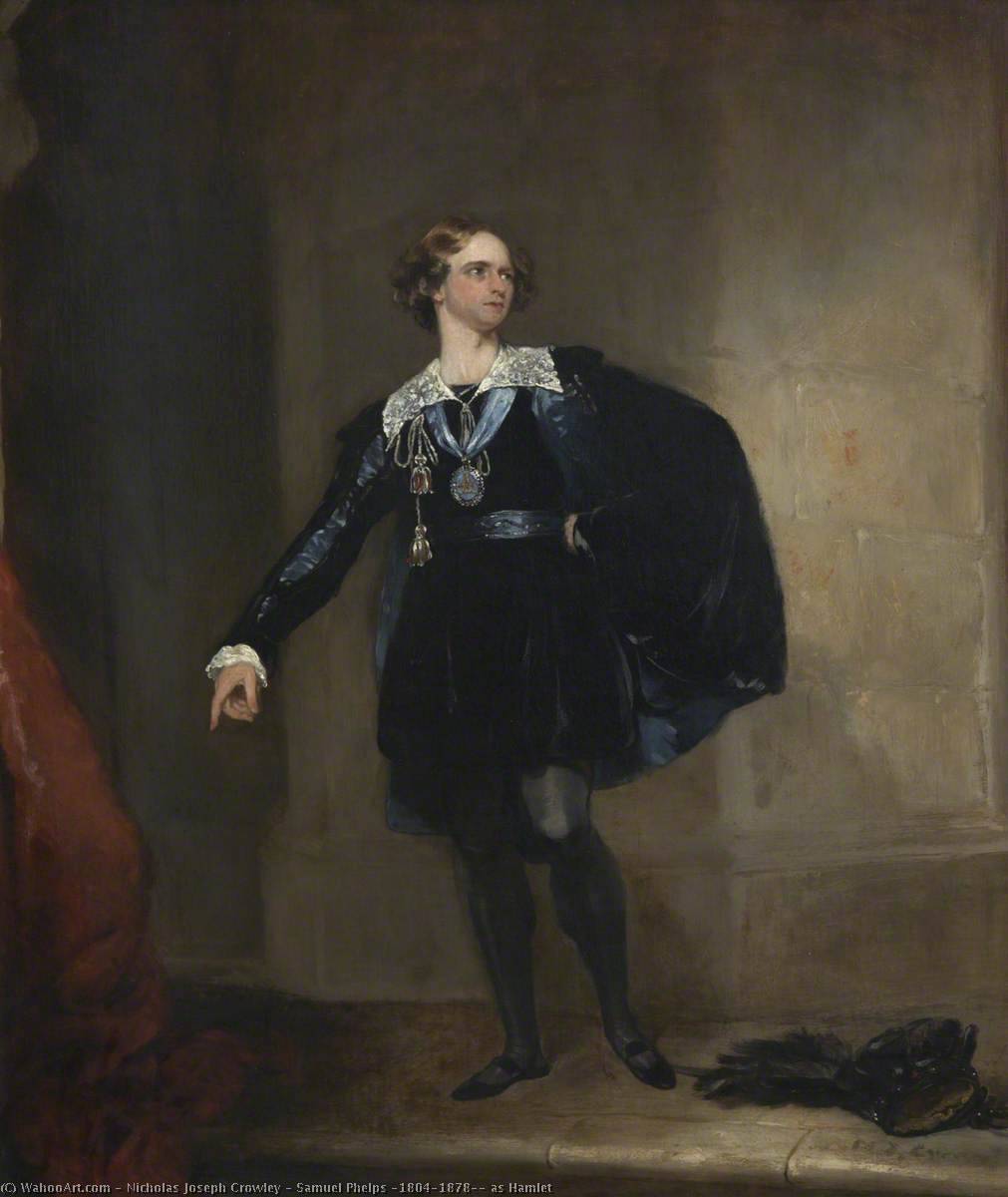 Samuel Phelps (1804–1878), As Hamlet — Nicholas Joseph Crowley