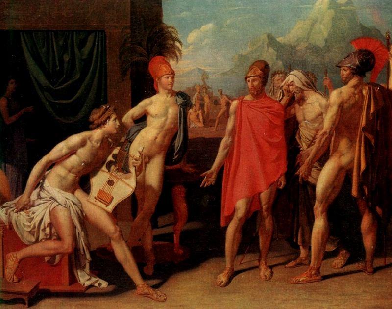The Ambassadors Of Agamemnon In The Tent Of Achilles — イングレス