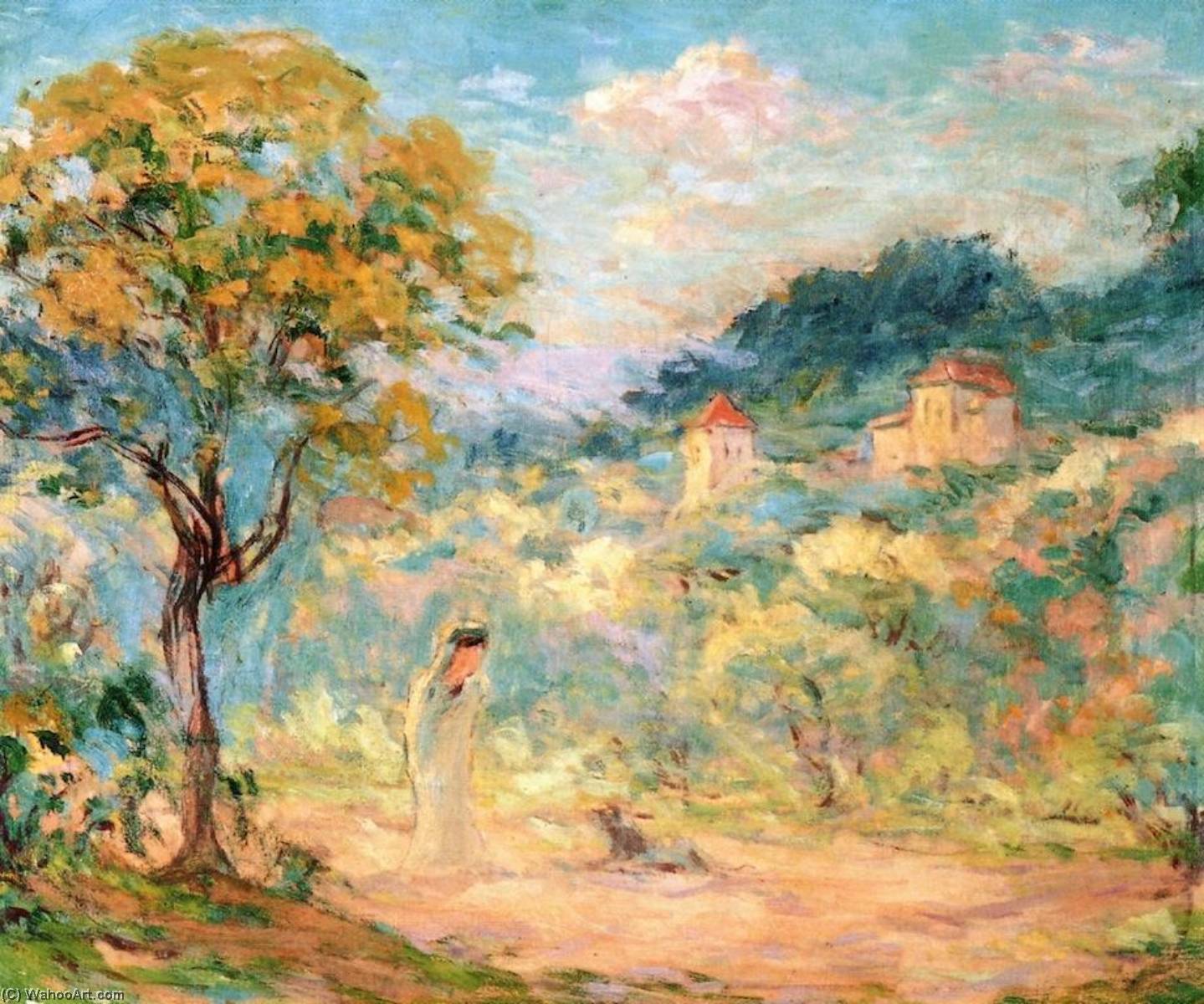 In The Chevreuse Vally — Claude Emil Schuffenecker