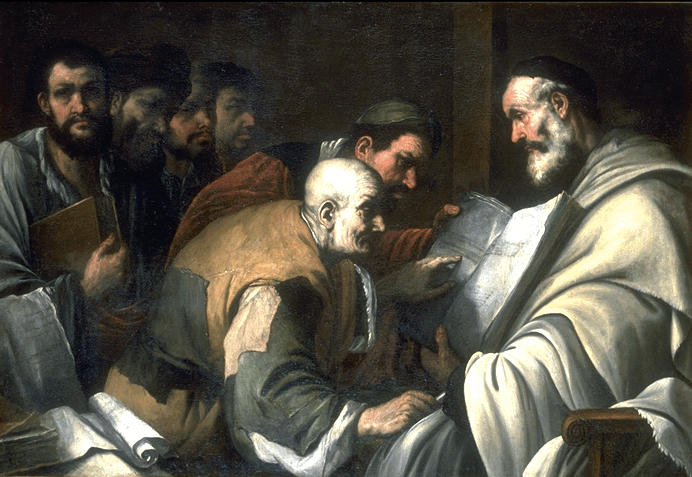 Assemblee De Religieux — Luca Giordano
