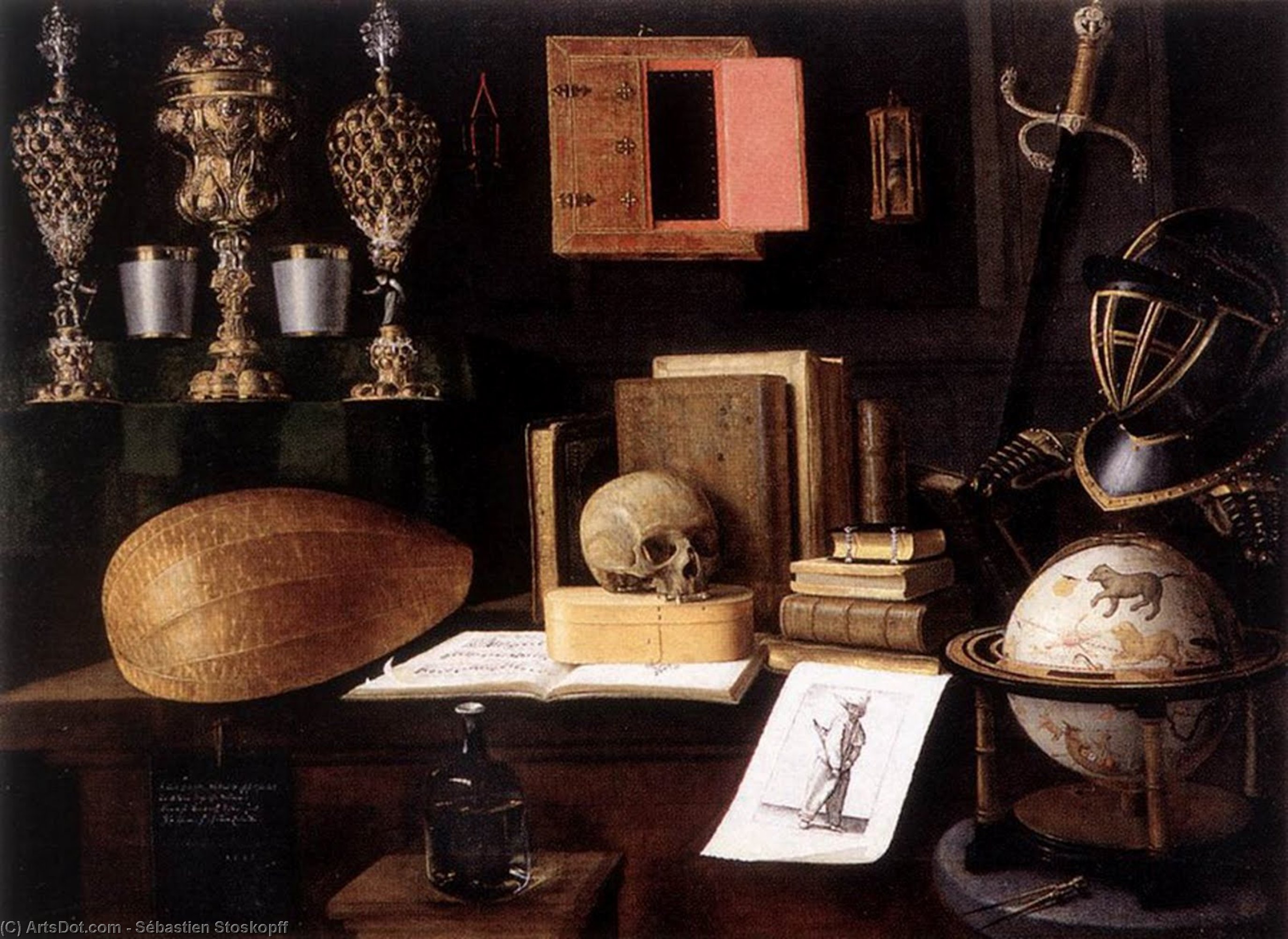 The Great Vanity Still-life — Sebastián Stoskopff